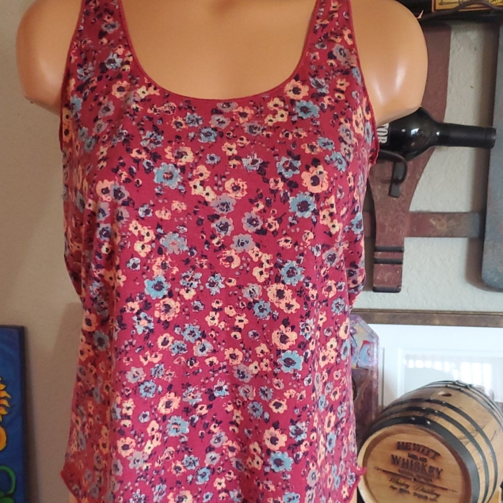 AMERICAN RAG MULTI COLORED TANK TOP